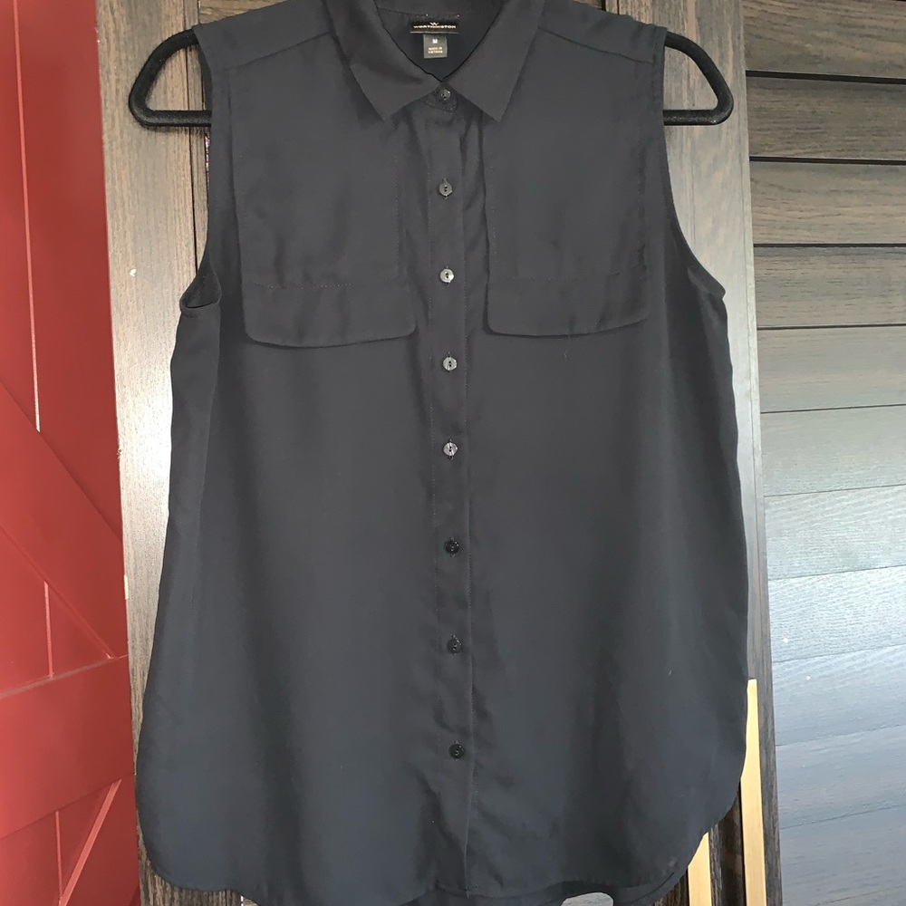 Black Button Up Blouse